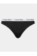 Calvin Klein γυναiκείο 3pack thong βαμβακερά,κανονική γραμμή 90%cotton 10%elastane  000QD5145E-MMV
