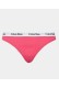 Calvin Klein γυναiκείο 3pack thong βαμβακερά,κανονική γραμμή 90%cotton 10%elastane  000QD5145E-MMV