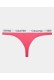 Calvin Klein γυναiκείο 3pack thong βαμβακερά,κανονική γραμμή 90%cotton 10%elastane  000QD5145E-MMV