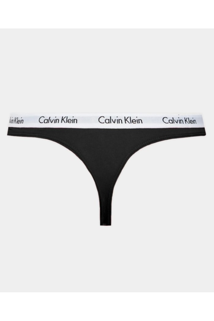 Calvin Klein γυναiκείο 3pack thong βαμβακερά,κανονική γραμμή 90%cotton 10%elastane  000QD5145E-MMV
