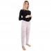 Calzedoro γυναικείο παντελόνι πυτζάμας βαμβακερό, στενή γραμμή 100% βαμβάκι 010-PANTS
