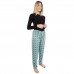 Calzedoro γυναικείο παντελόνι πυτζάμας βαμβακερό, στενή γραμμή 100% βαμβάκι 070-PANTS