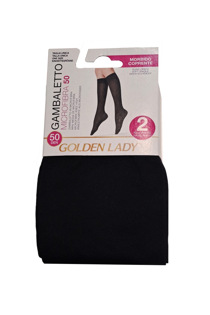 Golden lady γυναικείο τρουακάρ micro-fiba 50den σε μαύρο χρώμα (2pack) 110KBP-NERO