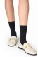 Golden Lady καλσάκι με λεοπάρ σχέδιο σε μαύρο χρώμα 156JJJ-NERO