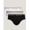 Tommy Hilfiger ανδρικά slip βαμβακερά 3pack (άσπρο, γκρι, μαύρο),άνετη γραμμή 1U87903766 004