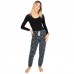 Calzedoro γυναικείο παντελόνι πυτζάμας φλις,κανονική γραμμή,100% polyester 200-PANTS