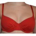 Blu4u γυναικείο μαγιό top C cup στυλ σουτιέν κόκκινο χρώμα,κανονική γραμμή,100%polyester 2136683C-07
