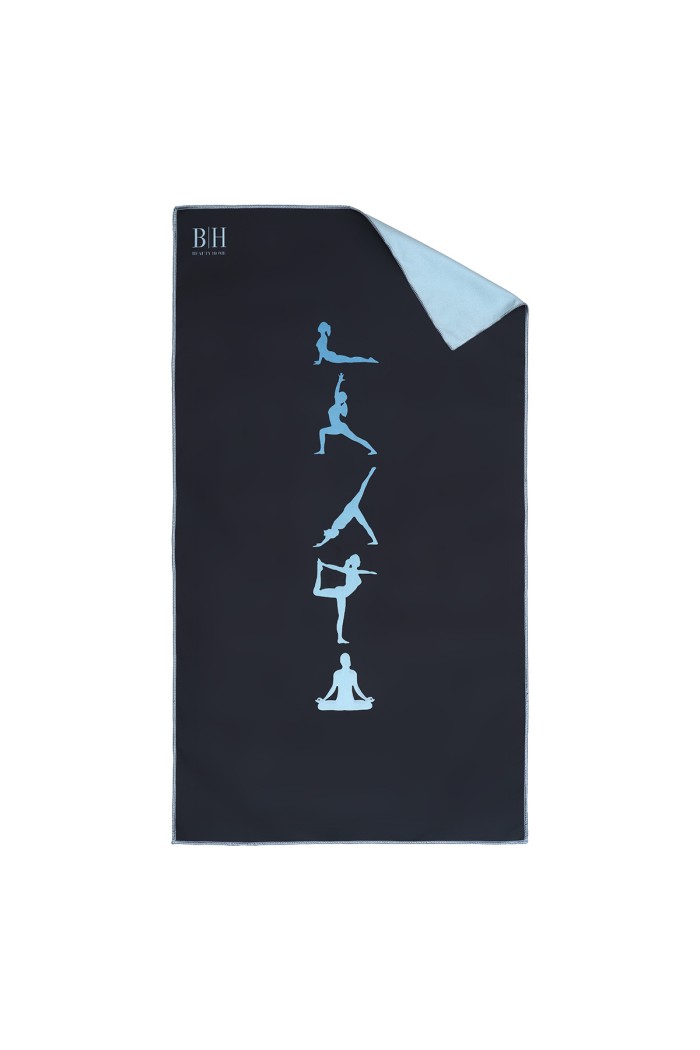 Beauty Home unisex σετ πλαστικό ποτηράκι γυμναστηρίου με πετσέτα 50x90 100%microfiber 2203