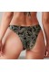 Blu4u γυναικείο μαγιό bottom ψηλόμεσο λαδί print κοφτό πίσω,κανονική γραμμή,100%polyester 22365155-15