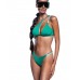 Bluepoint γυναικείο μαγιό bottom brazil σε πράσινο χρώμα με στρας στο πλάι 23065053-26