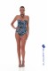 Bluepoint γυναικείο μαγιό ολόσωμο D cup. Σε strapless κόψιμο. Αποσπώμενη και ρυθμιζόμενη τιράντα που δένει πίσω απο τον λαιμό 25058043D-25