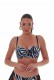 Bluepoint γυναικείο μαγιό επάνω μέρος strapless D cup! Με μπανέλα, ρυθμιζόμενη και αποσπώμενη τιράντα. Κούμπωμα στο πίσω μέρος 25066043D-25
