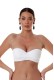 Bluepoint γυναικείο μαγιό (επάνω μέρος) strapless D cup! Με μπανέλα, ρυθμιζόμενη και αποσπώμενη τιράντα. Κούμπωμα στο πίσω μέρος 25066093D-01