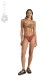 Blu4u γυναικείο μαγιό lurex (επάνω μέρος), strapless D cup με αποσπώμενη και ρυθμιζόμενη τιράντα. Σε χρυσό χρώμα και lurex ύφασμα. 25366212D-20