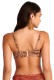 Blu4u γυναικείο μαγιό lurex (επάνω μέρος), strapless D cup με αποσπώμενη και ρυθμιζόμενη τιράντα. Σε χρυσό χρώμα και lurex ύφασμα. 25366212D-20