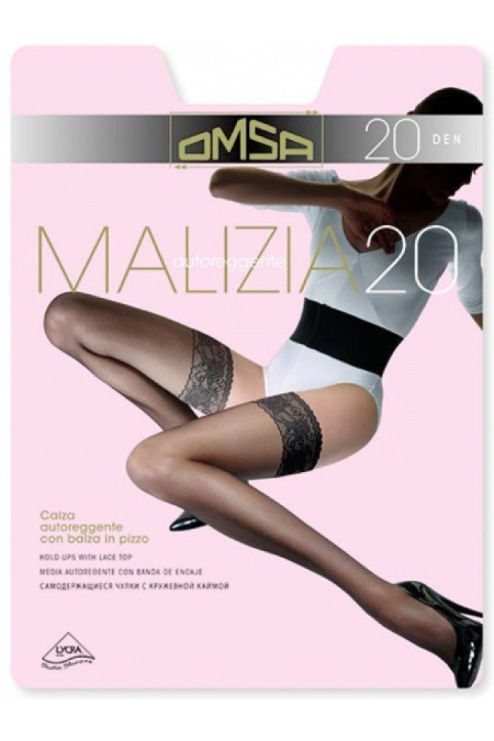 Omsa καλτσοδέτα malizia με σιλικόνη 258-DAINO