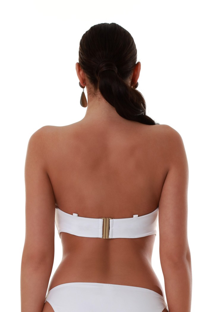 Bluepoint γυναικείο μαγιό (επάνω μέρος) strapless D cup! Με μπανέλα, ρυθμιζόμενη και αποσπώμενη τιράντα. Κούμπωμα στο πίσω μέρος 26066093D-01
