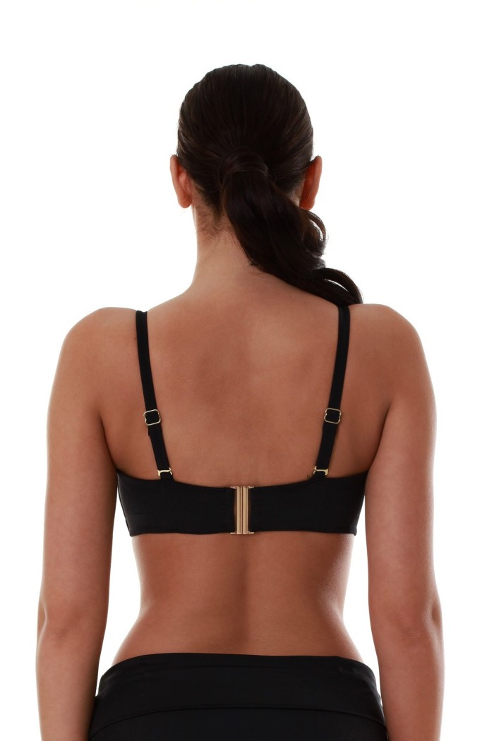 Bluepoint γυναικείο μαγιό επάνω μέρος strapless D cup! Με μπανέλα, ρυθμιζόμενη και αποσπώμενη τιράντα. Κούμπωμα στο πίσω μέρος 26066093D-02