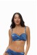 Bluepoint γυναικείο μαγιό επάνω μέρος strapless D cup σε μπλε χρώμα με lurex ύφασμα! Με μπανέλα, ρυθμιζόμενη και αποσπώμενη τιράντα. 26066112D-14