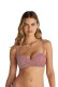 Blu4u γυναικείο μαγιό (επάνω μέρος) D cup strapless. Σε καφέ χρώμα με σχέδιο, αποσπώμενη τιράντα και κούμπωμα στο πίσω μέρος 26366264D-47