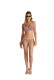 Blu4u γυναικείο μαγιό (επάνω μέρος) D cup strapless. Σε καφέ χρώμα με σχέδιο, αποσπώμενη τιράντα και κούμπωμα στο πίσω μέρος 26366264D-47