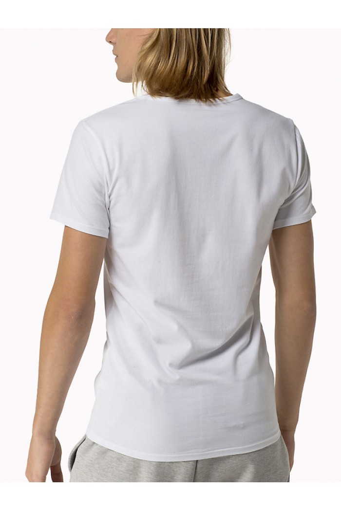 Tommy Hilfiger ανδρικό φανελάκι λαιμόκοψη 3pack (λευκό) 2S87905187 100
