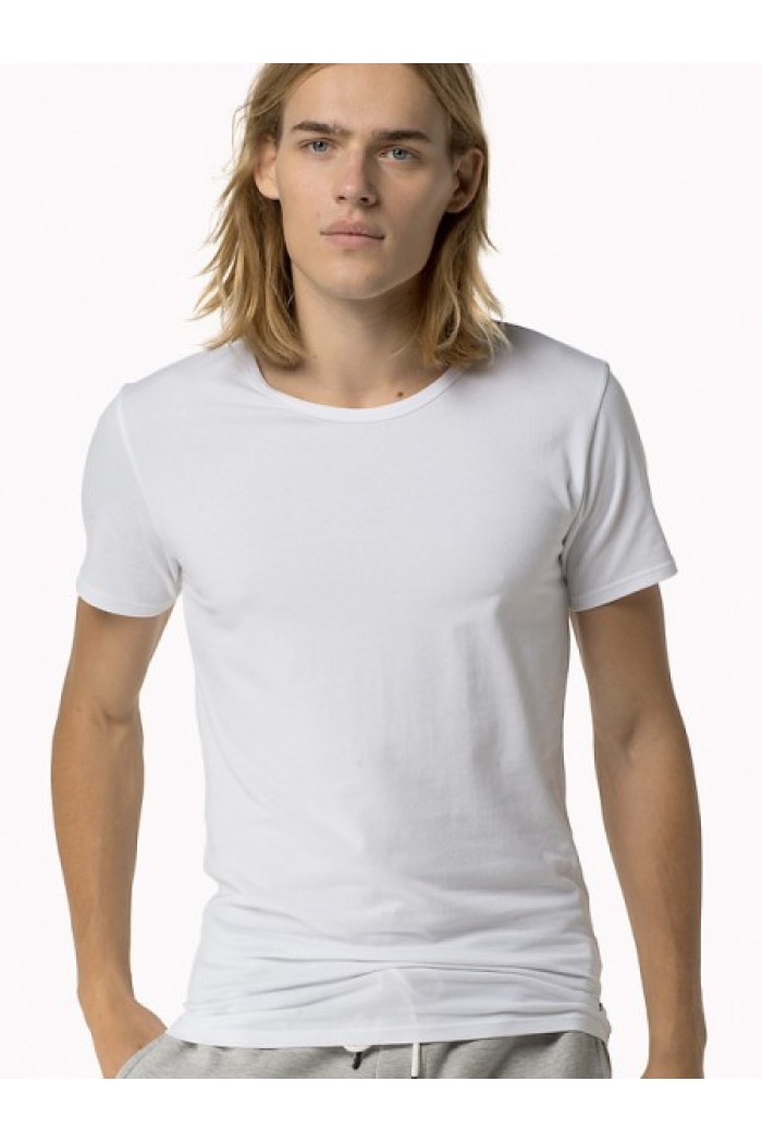 Tommy Hilfiger ανδρικό φανελάκι λαιμόκοψη 3pack (λευκό) 2S87905187 100