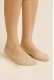 Calzedoro unisex σοσόνι suba (1pair) σε μπεζ χρώμα με σιλικόνη στο πίσω μέρος 3230-BEIGE