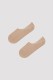 Calzedoro unisex σοσόνι suba (1pair) σε μπεζ χρώμα με σιλικόνη στο πίσω μέρος 3230-BEIGE