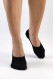 Calzedoro unisex σοσόνι suba (1pair) σε μαυρό χρώμα με σιλικόνη στο πίσω μέρος 3230-BLACK