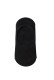 Calzedoro unisex σοσόνι suba (1pair) σε μαυρό χρώμα με σιλικόνη στο πίσω μέρος 3230-BLACK