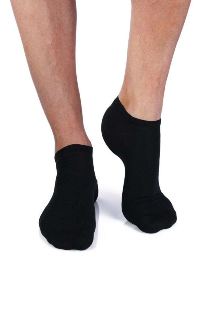 Calzedoro ανδρικά σοσόνια bamboo σε μαύρο χρώμα (3 τμχ) 333-BLACK