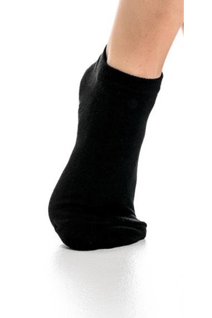 Inizio γυναικεία βαμβακερά σοσόνια μαύρα 3τμχ 3801-BLACK