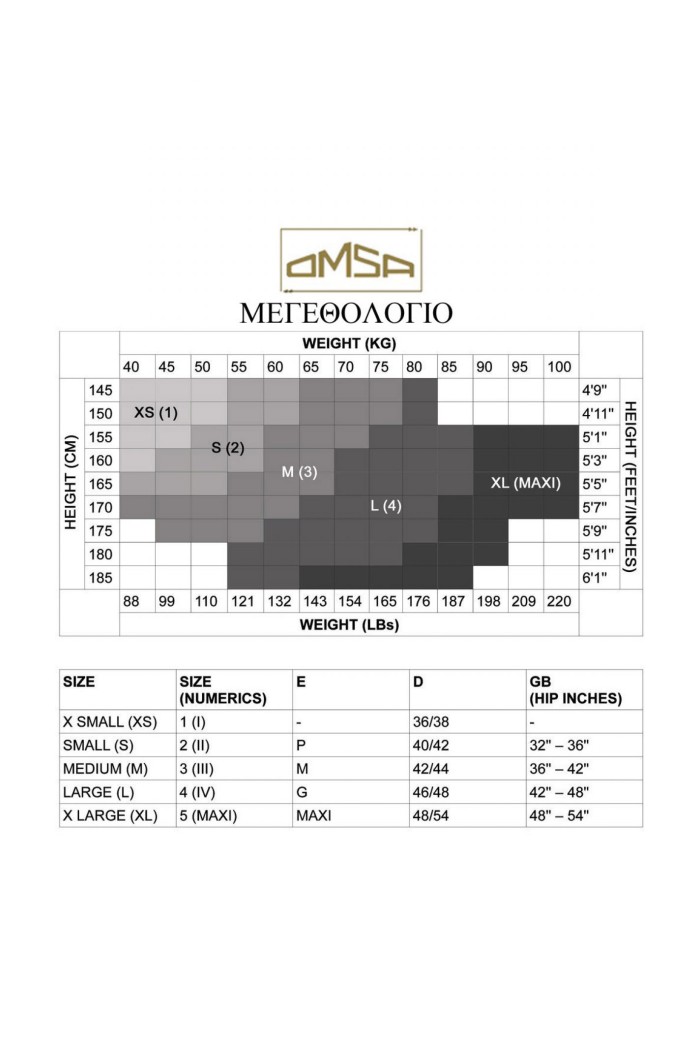 Omsa καλσόν silhouette 15den λαστέξ για πέδιλο 4028-DAINO