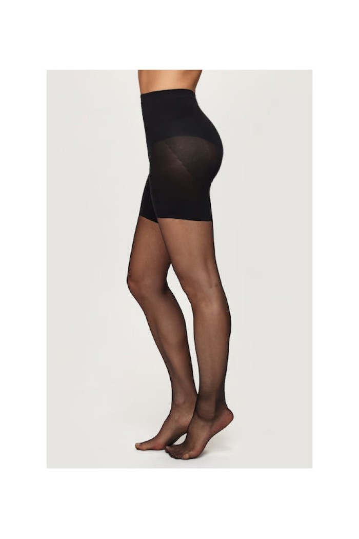 Omsa καλσόν silhouette 15den λαστέξ για πέδιλο 4028-NERO
