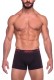 Inizio ανδρικά βαμβακερά boxers (3packs), σε μαύρο χρώμα με διαφορεικό χρώμα στο λάστιχο, στενή γραμμή, 95%cotton 5%elastane 44560-ΑΝΘΡΑΚΙ-ΜΠΛΕ-ΚΟΚΚΙΝ
