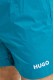 Hugo ανδρικό μαγιό μεσαίου μήκους, κανονική γραμμή σε μπλε χρώμα με το λογότυπο της εταιρίας 50469312-313