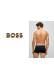 Boss ανδρικά βαμβακερά μποξεράκια 3pack σε μαύρο χρώμα με μαύρο λάστιχο 50475274-001
