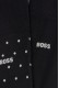 Boss ανδρικές κάλτσες 2pack (gift box) σε μαύρο χρώμα και δύο διαφορετικά σχέδια 50484004-002