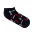 Hugo ανδρικές κάλτσες 2pack σοσόνι σε μαύρο χρώμα με γράμματα 50491224-001