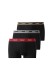Hugo ανδρικά βαμβακερά 3pack boxers σε μαύρο χρώμα με διαφορετικό χρώμα στο λάστιχο 50492375-973