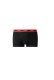 Hugo ανδρικά βαμβακερά 3pack boxers σε μαύρο χρώμα με διαφορετικό χρώμα στο λάστιχο 50492375-973