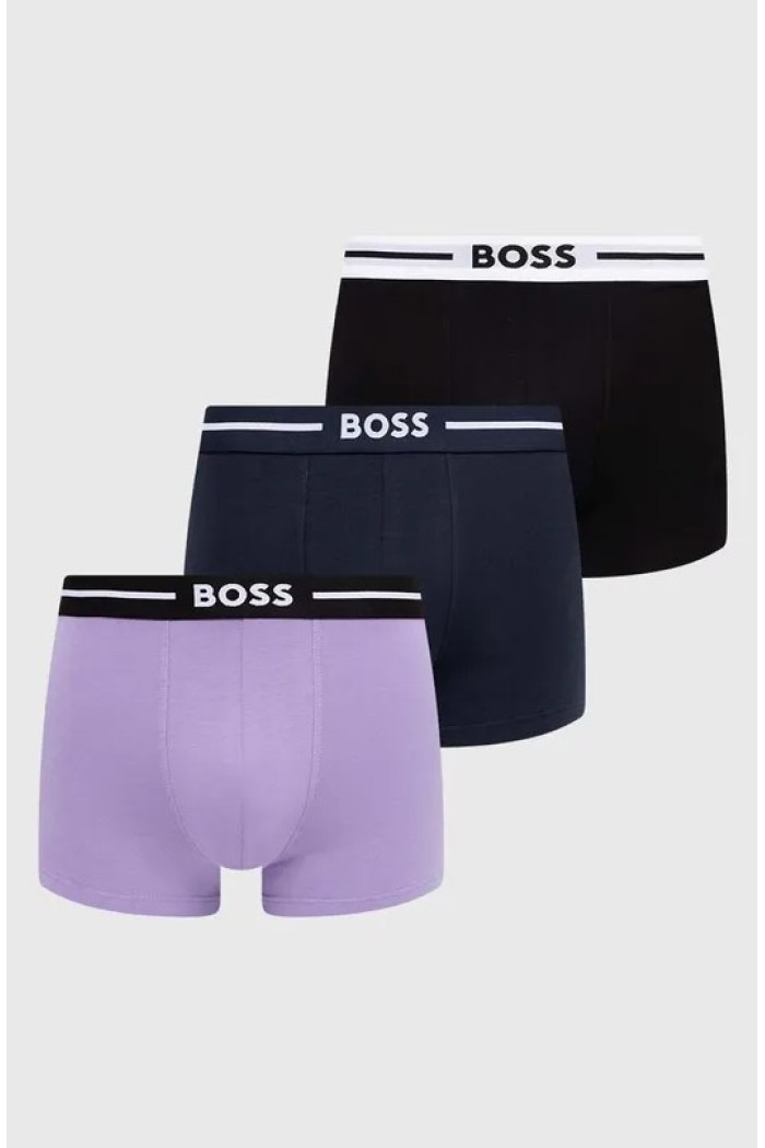 Boss ανδρικά boxers 3pack, κανονική γραμμή 95%cotton 5%elastane 50517833-970