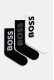 Boss ανδρικές κάλτσες ψηλές (3pack) σε λευκό και μαύρο χρώμα με το λογότυπο τησ εταιρίας  50524259-960