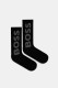 Boss ανδρικές κάλτσες ψηλές (3pack) σε λευκό και μαύρο χρώμα με το λογότυπο τησ εταιρίας  50524259-960
