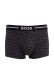 Boss ανδρικά boxers 3pack σε μαύρο χρώμα, κανονική γραμμή 95%cotton 5%elastane (organic cotton) 50531694-981