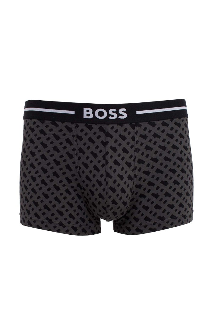 Boss ανδρικά boxers 3pack σε μαύρο χρώμα, κανονική γραμμή 95%cotton 5%elastane (organic cotton) 50531694-981