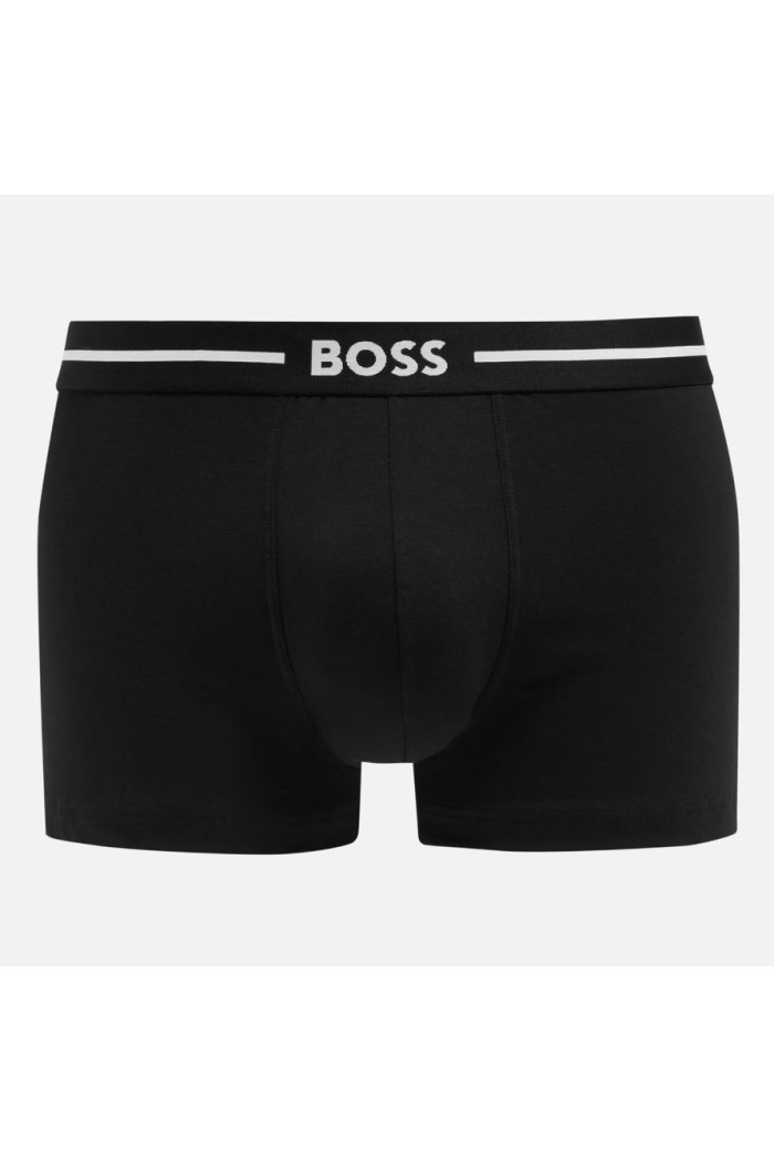 Boss ανδρικά boxers 3pack σε μαύρο χρώμα, κανονική γραμμή 95%cotton 5%elastane (organic cotton) 50531694-981