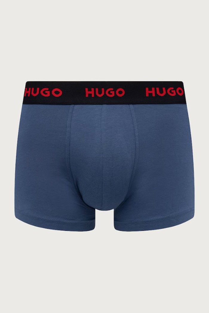 Hugo ανδρικά βαμβακερά 3pack boxers,κανονική γραμμή,95%cotton 5%elastane 50532550-466