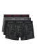 Hugo ανδρικά βαμβακερά 3pack boxers σε τρία διαφορετικά χρώματα, κανονική γραμμή 95%cotton 5%elastane 50532550-967